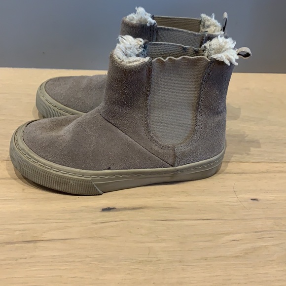 Boys suede bootie runners - Picture 2 of 4